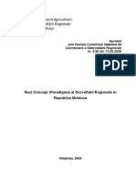 Noul Concept (Paradigmă) A Dezvoltării Regionale În Republica Moldova