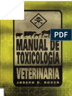 Manual de Toxicolog A Veterinaria