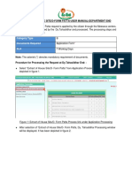 MEESEVA User Manual For DEPT Ver 1.1-Extract of House Site or D Form Patta PDF