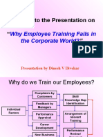 Why Employee Training Fails