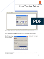 Hyperterminal Set Up