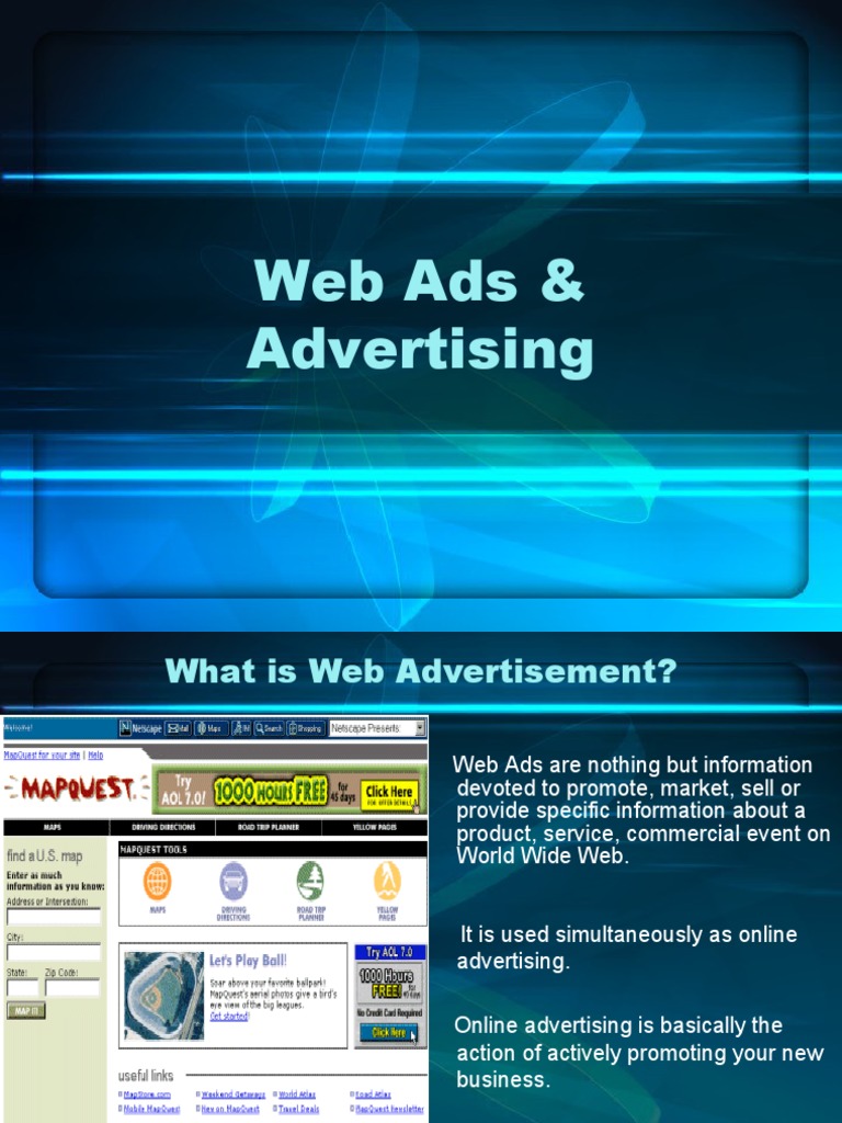 Web Ads & Advertising | PDF | Online Advertising | World Wide Web