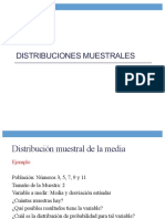 Presentación 11 (Distribuciones Muestrales)