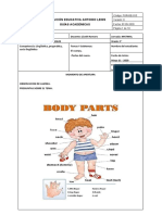 English body parts numbers fruits guide