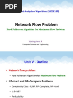 5. Ford-Fulkerson Algorithm - Network flow problem
