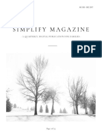 Simplify Magazine: A Quarterly, Digital Publication For Families