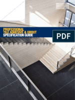 Professional Tile Adhesive & Grout Specification Guide