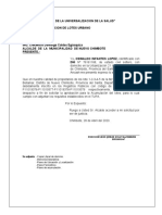 Solicitud de aprobación para acumulación de lotes urbanos en Bellamar, Chimbote