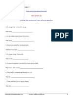 Passive Voice - Exercise 7 PDF
