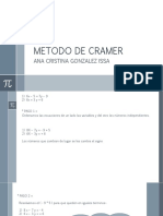 Metodo de Cramer