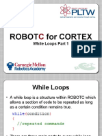 Robot For Cortex: While Loops Part 1