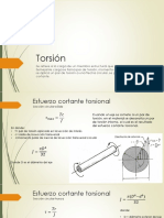 Esfuerzo Cortante Torsional