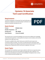 OutSystems 10 Associate Tech Lead Certification