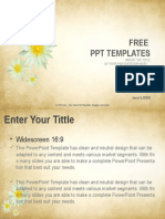 Abstract of Lotus Abstract PPT Templates Widescreen