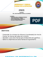 Gravimetria Grupo Coordenadas y Fuerzas Derivadas Rotacion PDF