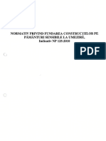 NP 125-2010 Normativ Privind Fundarea Constructiilor Pe Pamanturi Sensibile La Umezire PDF