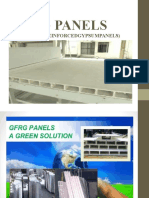 GFRG Panels: (Glassfibrereinforcedgypsumpanels)