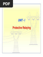 Unit-1-Protective Relaying OC and Earth Fault Protection