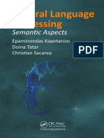 Natural Language Processing - Semantic Aspects PDF
