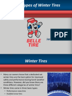 Three Types of Winter Tires