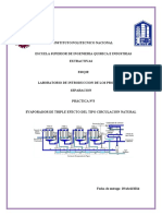 Evaporador de Triple Efecto Del Tipo de Circulacion Natural
