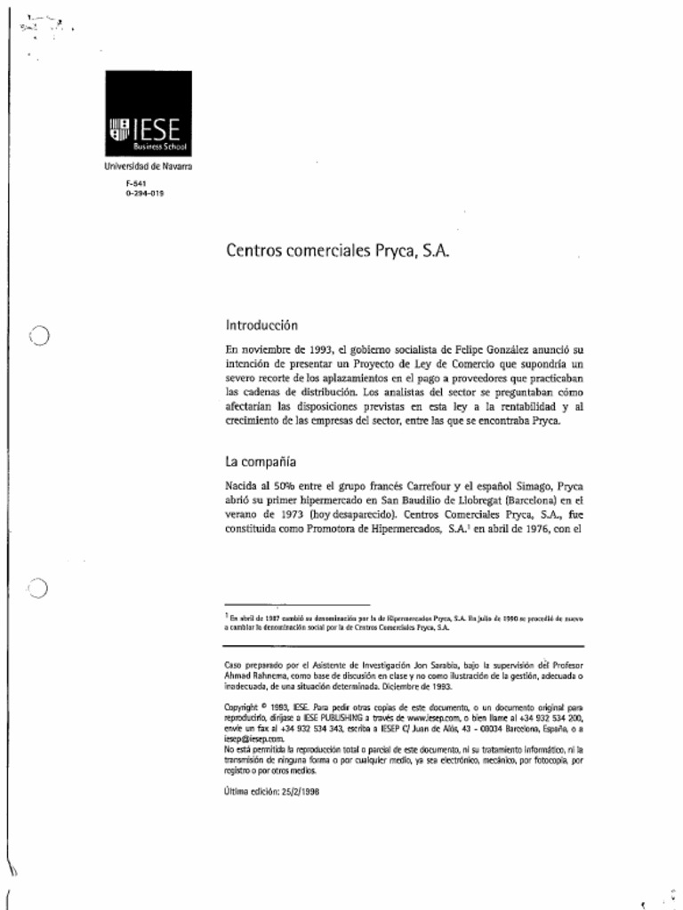 Pryca PDF | PDF