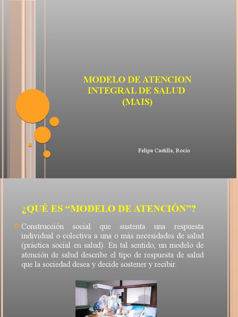 Modelo de Atencion Integral de Salud (Mais)
