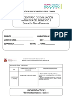 PREESCOLAR EVALUACIÓN FORMATIVA MOMENTO 2