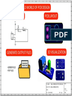 Hello World of PCB Design Squematic PCB Layout: - Gerber Files - PDF Files