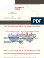 Planeacion de La Auditoria de Estados Financieros