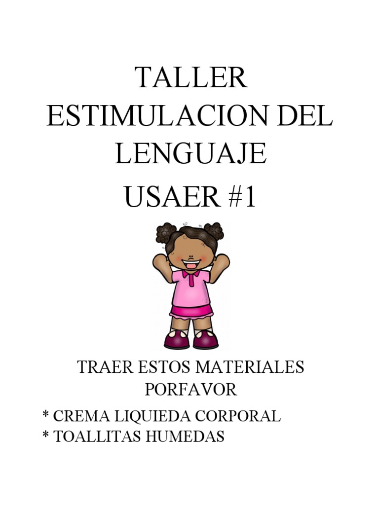 Taller Estimulacion Del Lenguaje | PDF | Artes del lenguaje y disciplina
