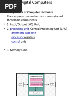 Components of Computer Hardware