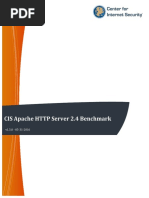 CIS Apache HTTP Server 2.4 Benchmark v1.3.0 PDF