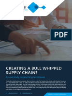 Creating A Bull Whipped Supply Chain?: A Case Study On Planning Techniques