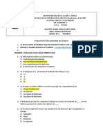 Examen Final - Grado 9