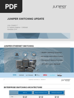 Juniper Switching Update: Jose J Navarro T Sr. Systems Engineer - Caribbean November 2014