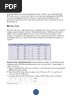 Digital Codes: Binary-to-Gray Code Conversion: Conversion Between Binary Code and Gray Code Is