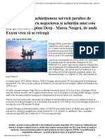 ZF Romgaz Vrea Să Achiziţioneze Servicii Juridice de Consultanţă Pentru Negocierea Şi Achiziţia Unei Cote Din Proiectul Neptun Deep - Marea Neagră