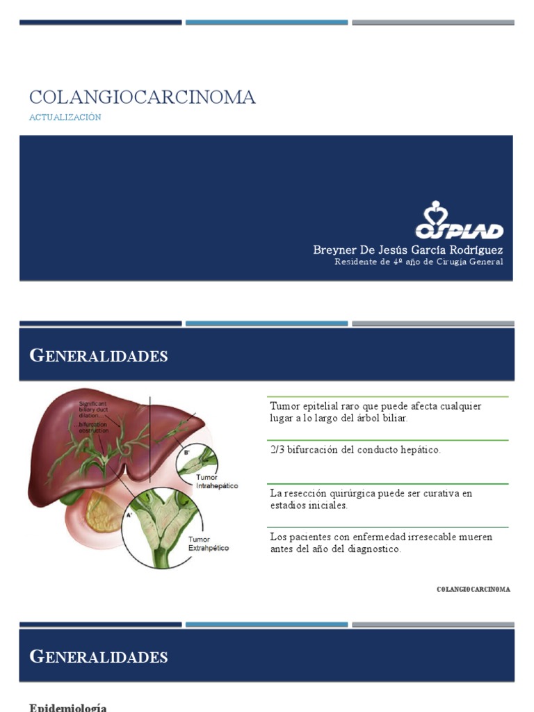 Colangiocarcinoma | PDF | Gastroenterología | Especialidades Medicas