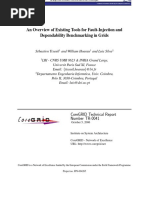 An Overview of Existing Tools For Fault-Injection and Dependability Benchmarking in Grids