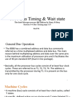 8086 Bus Timing & Wait State: The Intel Microprocessors 8th Edition by Barry B Brey Section 9-4 Bus Timing Page 315