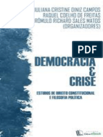 Democracia e Crise - Estudos de Direito Constitucional e Filosofia Política