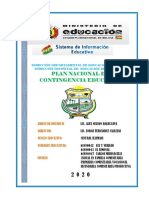 Plan Nacional de Contingencia Educativa