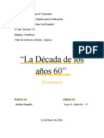 Resumén - La Década de Los 60.