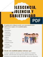 Adolescencia, Violencia y Subjetividad