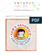 Sandwich Names Word Scramble - PDF