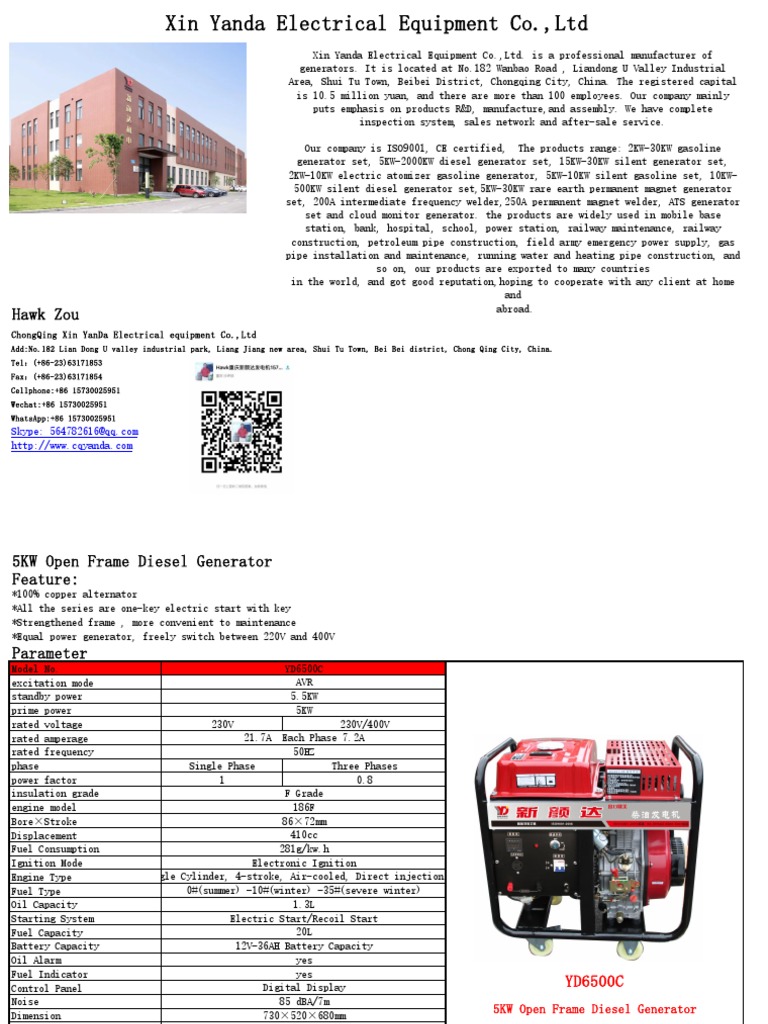 2020 Catalogue Diesel Generator | PDF | Diesel Engine | Engines