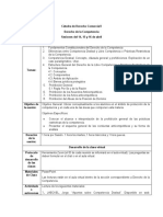 Cátedra de Derecho Comercial I - Sesiones de 14, 15 y 16 de Abril