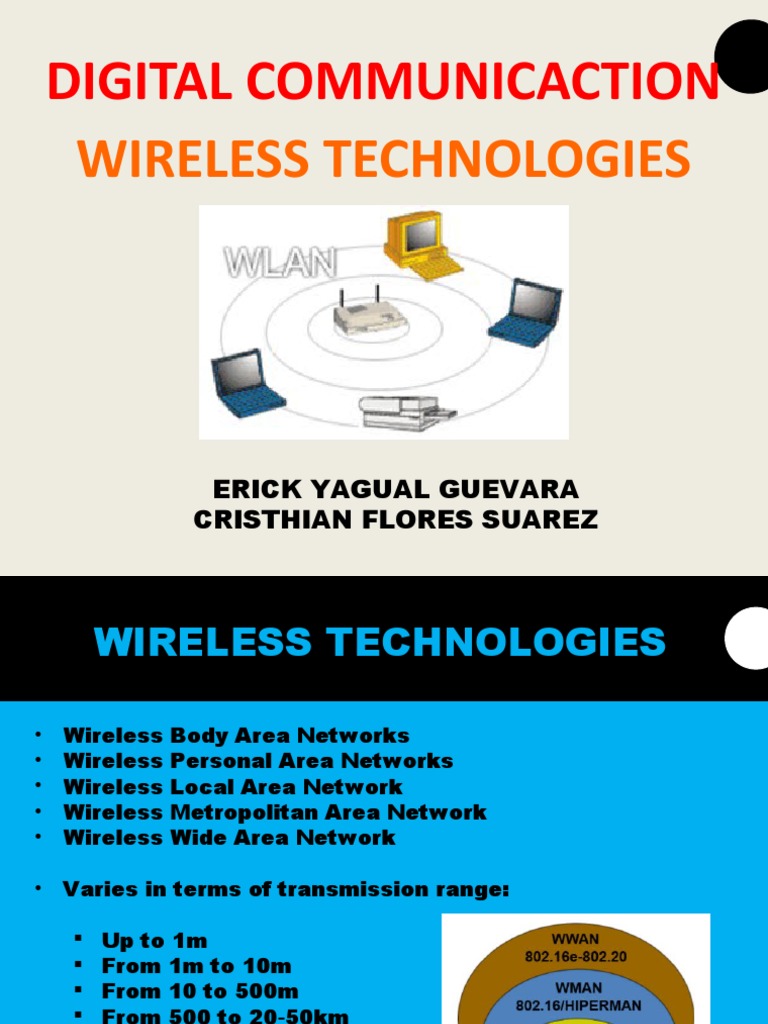 Wireless Technologies Overview | PDF | Cellular Network | Wireless Lan