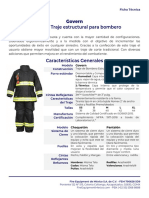 Traje Bombero Estructural Govern F E